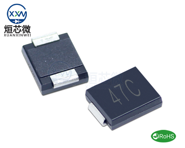 1.5SMC47CA參數(shù),TVS二極管1.5SMC47CA瞬態(tài)抑制二極管